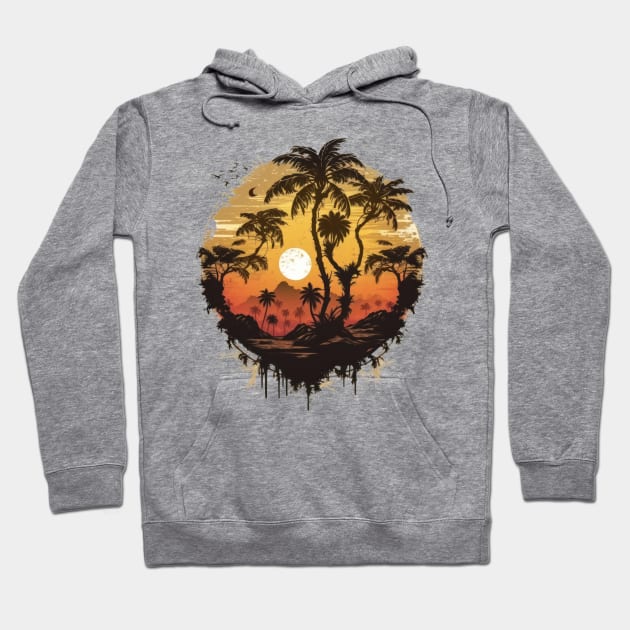 Living the island life Hoodie by Pixel Poetry